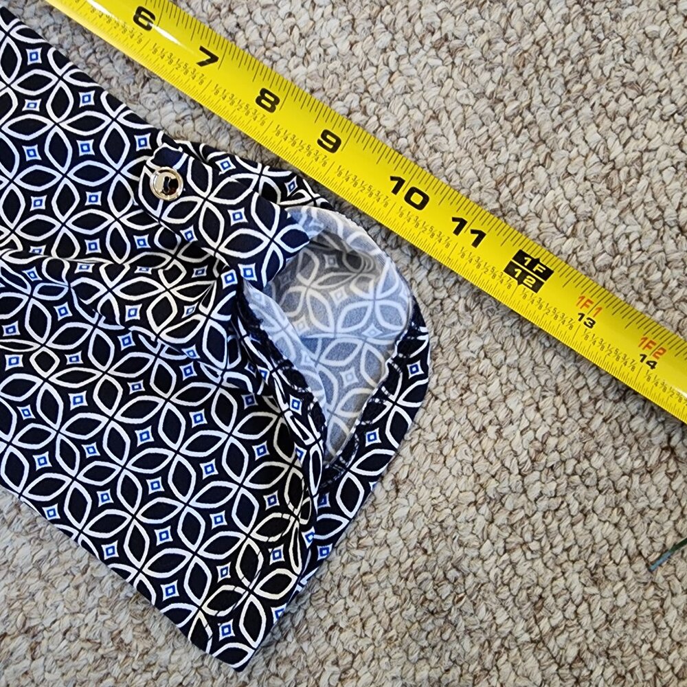 NWT Perseption Concept Patterned V Neck Blouse Si… - image 11